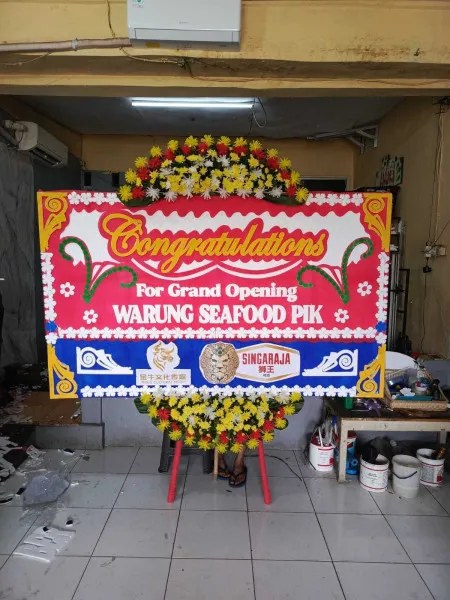 Papan Bunga Ucapan Selamat Cibitung